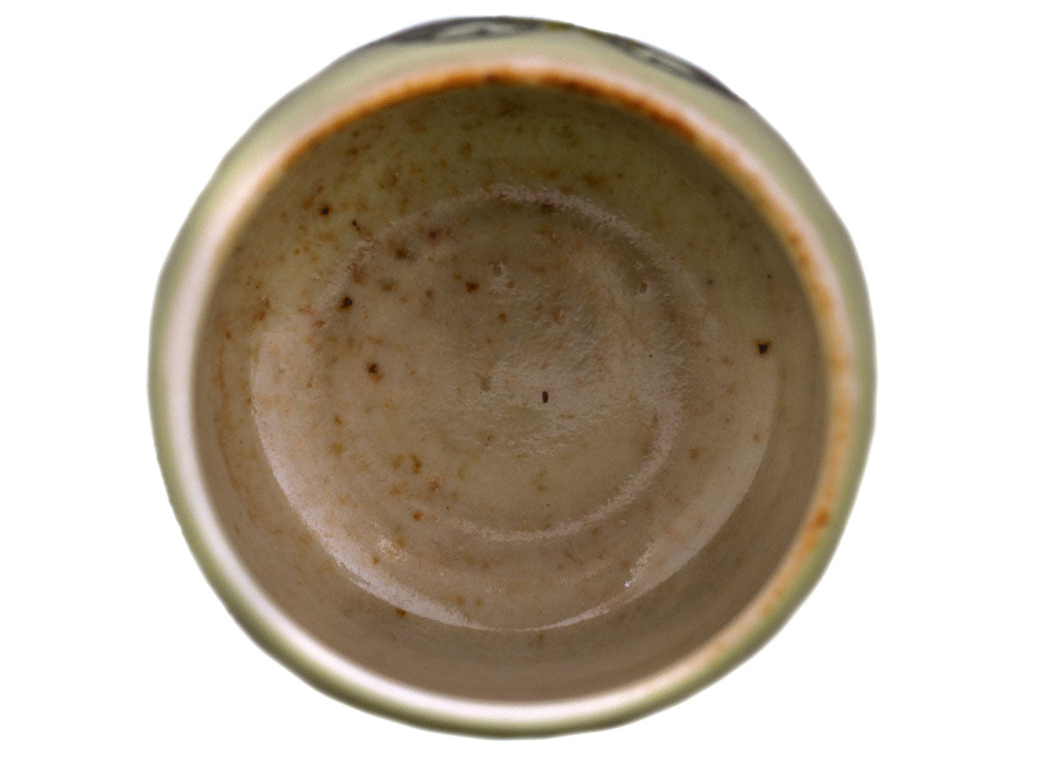 Cup # 31833, wood firing/ceramic/hand painting, 64 ml. - TeaPot Bliss