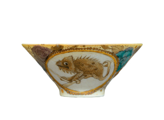 Cup # 31980, wood firing/ceramic/hand painting, 44 ml. - TeaPot Bliss