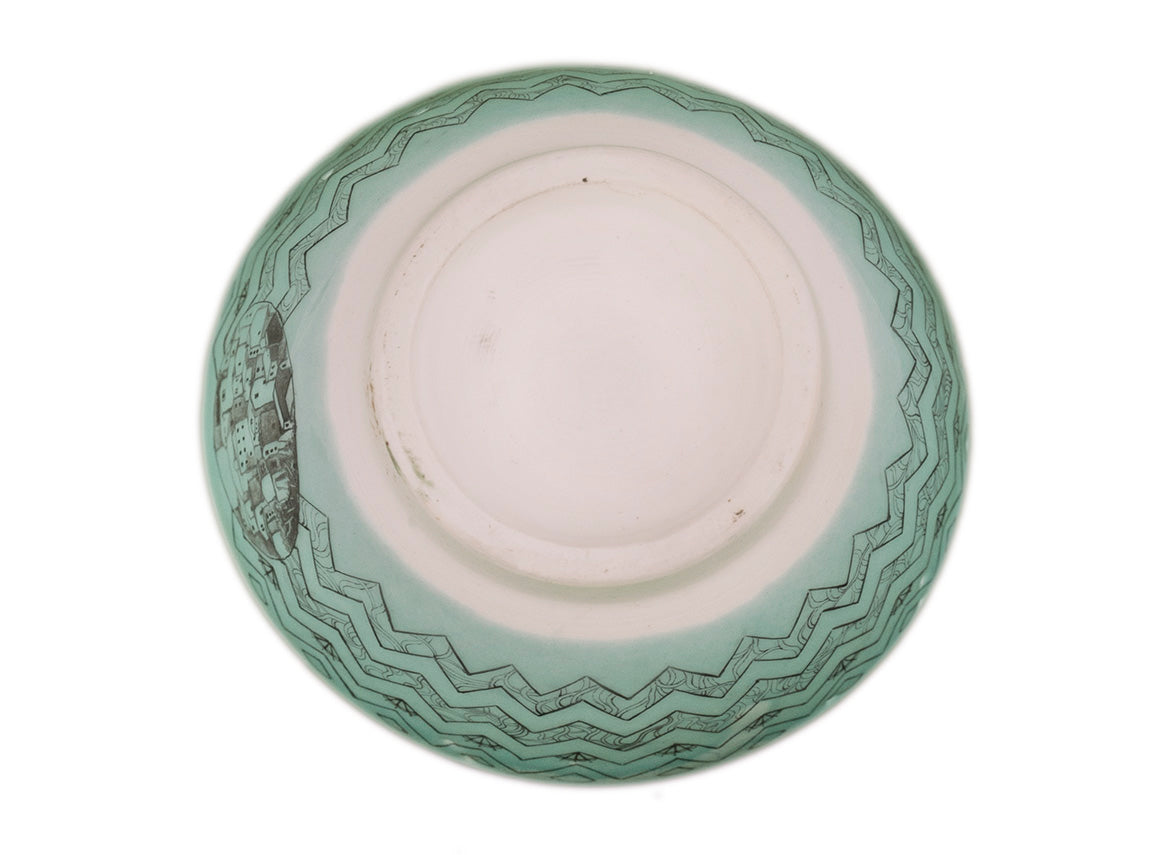 Cup # 33657, wood firing/ceramic/hand painting, 112 ml. - TeaPot Bliss
