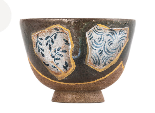 Cup # 35332, wood firing/ceramic/hand painting, 98 ml. - TeaPot Bliss