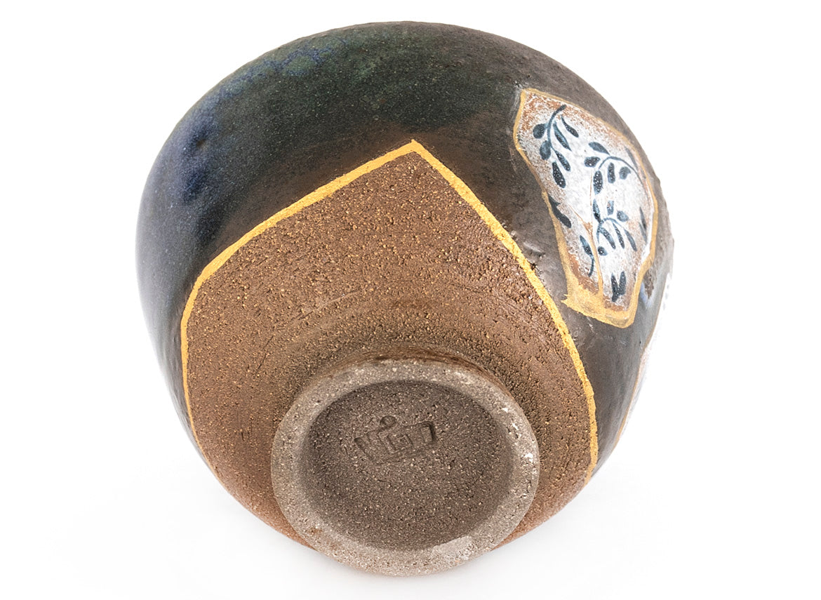 Cup # 35332, wood firing/ceramic/hand painting, 98 ml. - TeaPot Bliss