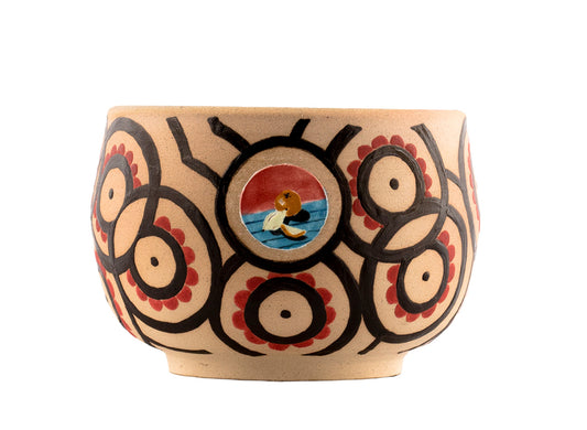Cup # 36458, wood firing/ceramic/hand painting, 176 ml. - TeaPot Bliss