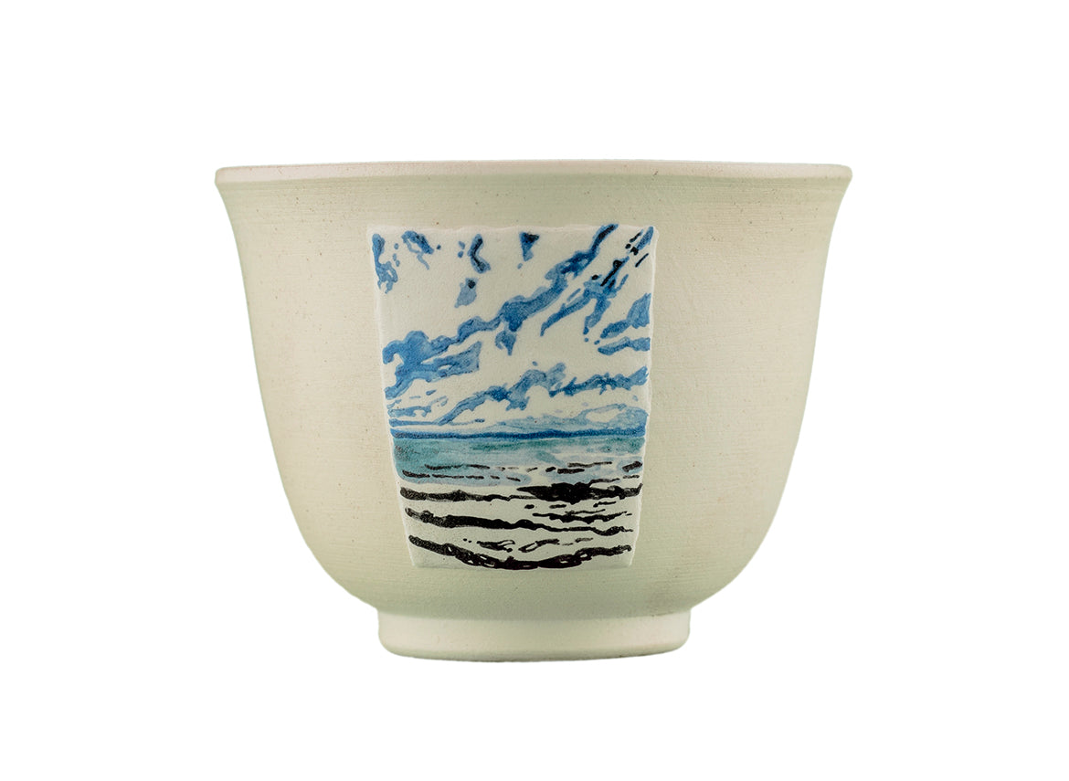 Cup # 36479, wood firing/ceramic/hand painting, 68 ml. - TeaPot Bliss