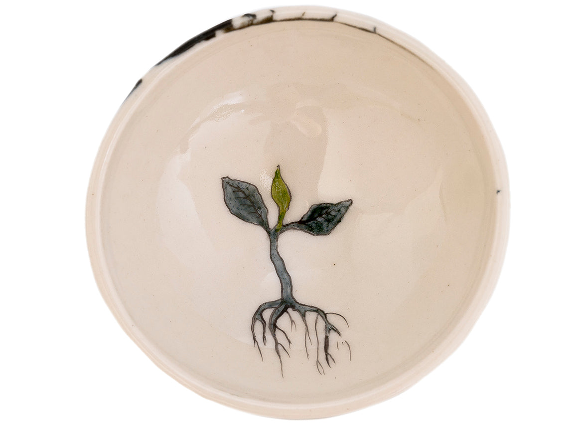 Cup Moychay 'Fresh tea' # 43964, ceramic/hand painting, 43 ml. - TeaPot Bliss