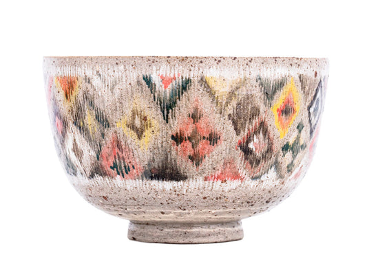 Cup handmade Moychay 'Uzbek carpet' # 43844, ceramic/hand painting, 165 ml. - TeaPot Bliss