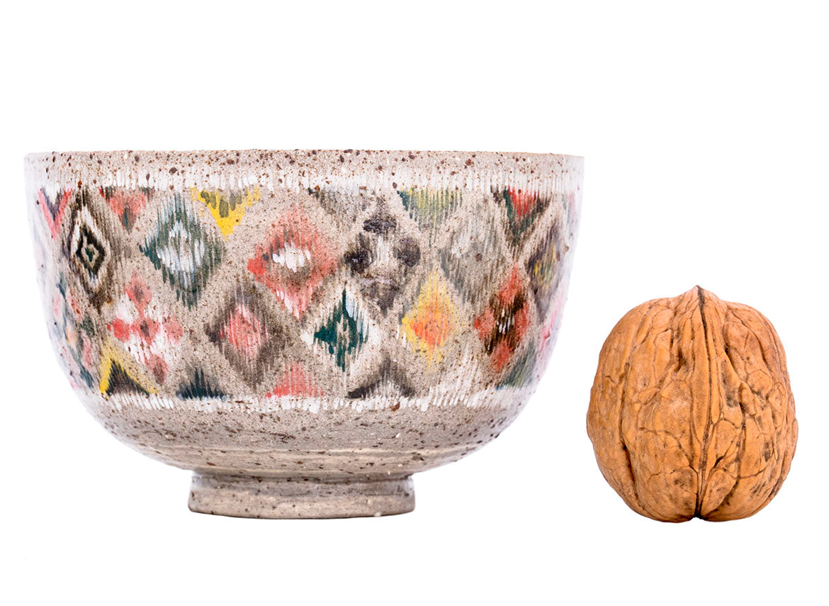 Cup handmade Moychay 'Uzbek carpet' # 43844, ceramic/hand painting, 165 ml. - TeaPot Bliss