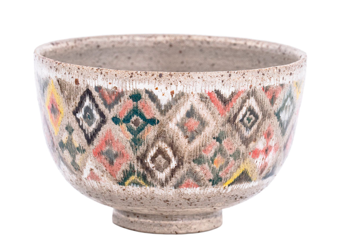 Cup handmade Moychay 'Uzbek carpet' # 43844, ceramic/hand painting, 165 ml. - TeaPot Bliss