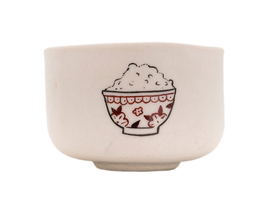 Cup Moychay 'A cup of rice' # 43904, ceramic/hand painting, 55 ml. - TeaPot Bliss