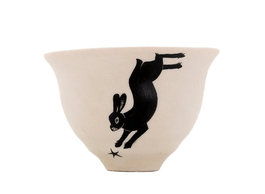 Cup Moychay 'Black Rabbit' # 43942, ceramic/hand painting, 68 ml. - TeaPot Bliss