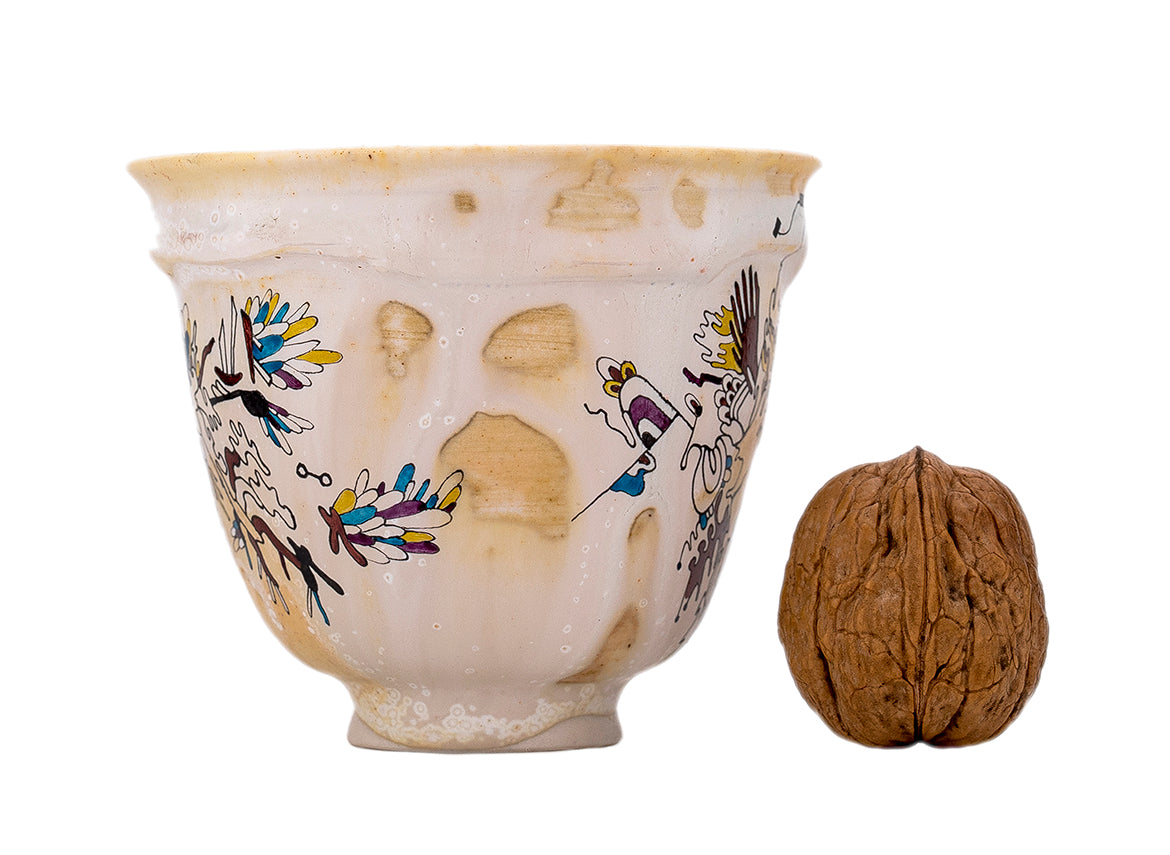 Cup handmade Moychay 'Guangxi Mountains' # 44434, ceramic/hand painting, 127 ml. - TeaPot Bliss