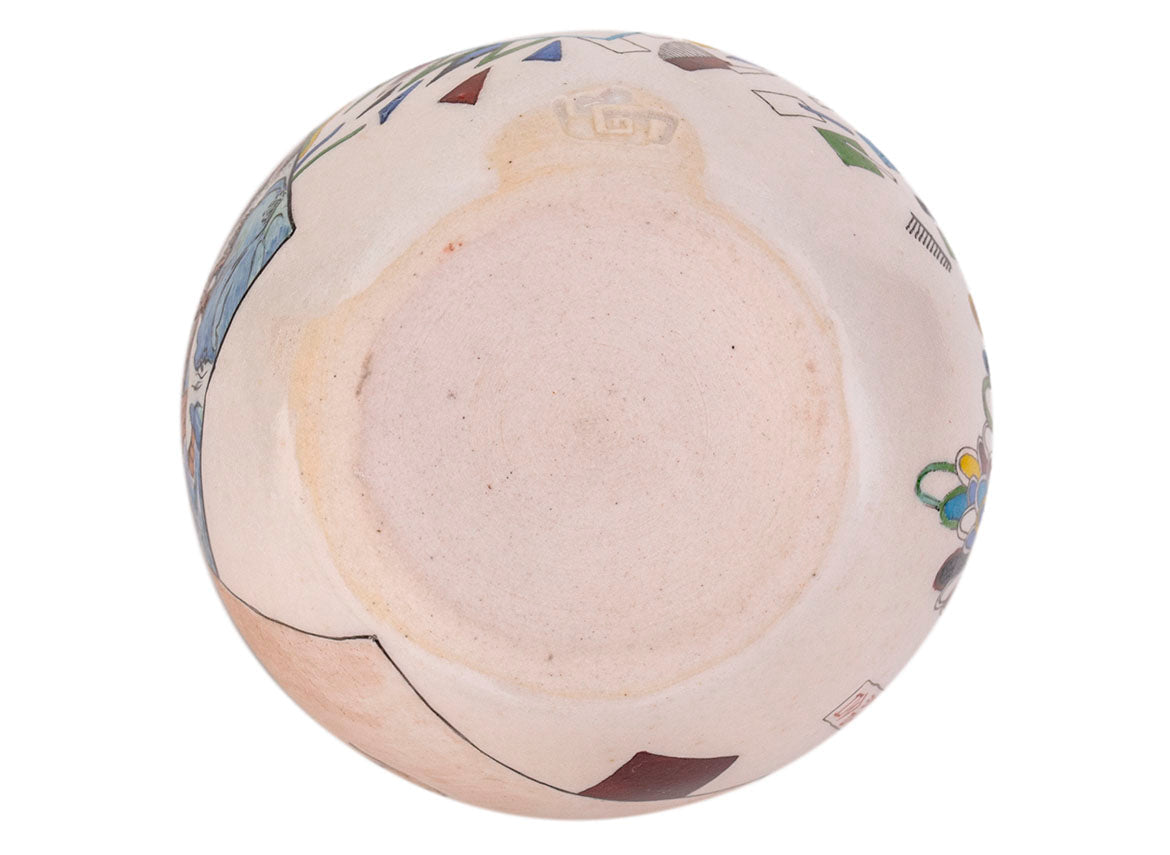 Cup yunomi handmade Moychay 'Green Mountain' # 44420, ceramic/hand painting, 132 ml. - TeaPot Bliss